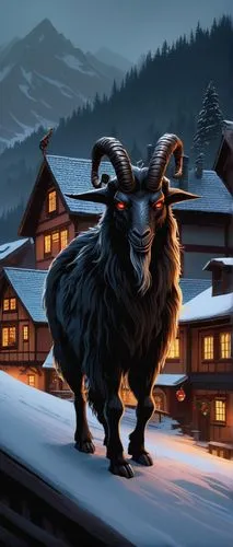 krampus,mountain sheep,ramsau,alpine pastures,zermatt,black-brown mountain sheep,valais black nose sheep,feral goat,pyrenean shepherd,alpine ibex,valais,alpine cow,grindelwald,baby yak,tyrolean hound,mouflon,carpathian shepherd dog,muskox,yak,east-european shepherd,Illustration,Black and White,Black and White 02