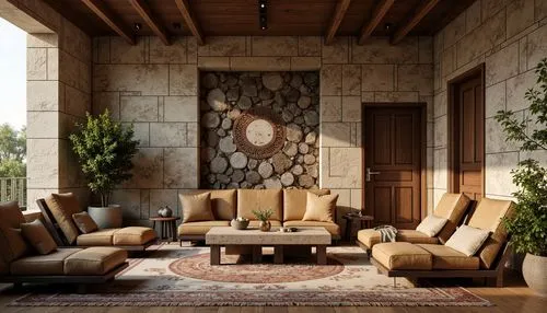 outdoor furniture,patio furniture,amanresorts,travertine,sitting room,contemporary decor,living room,interior decor,fireplaces,fireplace,chaise lounge,stucco wall,luxury home interior,patio,family room,seating area,hovnanian,moroccan pattern,lobby,alcove