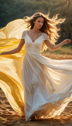 girl in a long dress,sun bride,celtic woman,vaanii,girl in white dress,whirling