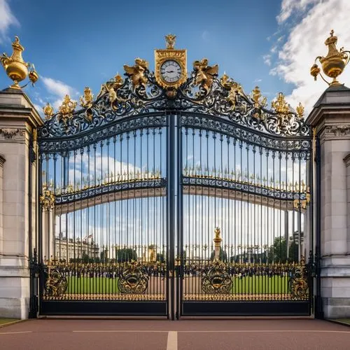 buckingham palace,gates,kensington gardens,iron gate,front gate,gated,waddesdon,metal gate,versaille,catherine's palace,fence gate,greenwich,hôtel des invalides,roestel,hylands,sanssouci,cinquantenaire,ritzau,versailles,tuileries garden,Photography,General,Realistic