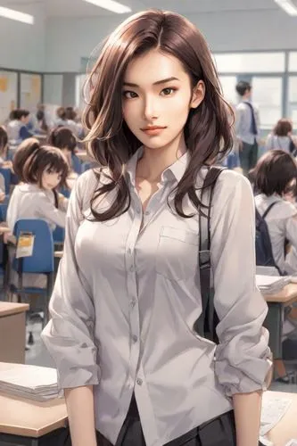 sanchai,mizuhara,schoolteacher,korean drama,seowon,headmistress,Digital Art,Anime