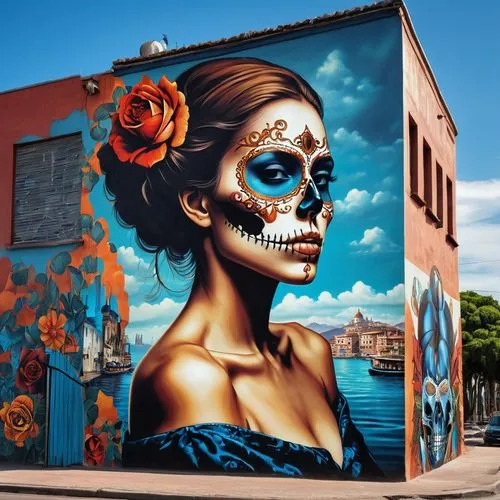 la catrina,la calavera catrina,dia de los muertos,day of the dead frame,day of the dead,day of the dead truck,Photography,Artistic Photography,Artistic Photography 14