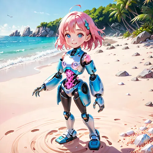 beach background,the beach pearl,pink beach,aqua,beach scenery,pink vector,sea,ocean,honolulu,sanya,lover's beach,coral guardian,kinara,sea-life,cg artwork,vector girl,ganai,ocean background,by the sea,sea-shore,Anime,Anime,General