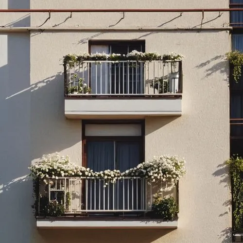 block balcony,balcony garden,balconies,paris balcony,espalier,an apartment,Illustration,Japanese style,Japanese Style 14