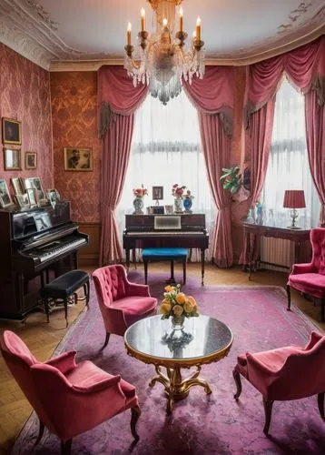 victorian room,ornate room,parlor,great room,rosenkavalier,royal interior,sitting room,steinway,casa fuster hotel,grand piano,danish room,chambre,baccarat,rococo,mikhailovsky,steinways,bechstein,seelbach,bedchamber,grand hotel europe,Conceptual Art,Sci-Fi,Sci-Fi 29