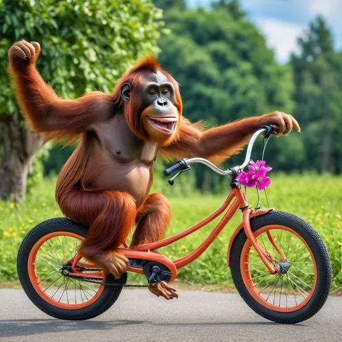 orang utan,monkey gang,orang,orangutan,monke,monkeying,monkeywrench,motorcyling,primate,monkee,ape,monkey,racing bike,barbary monkey,cycliste,super bike,monkeys band,lutung,tricycles,mobike