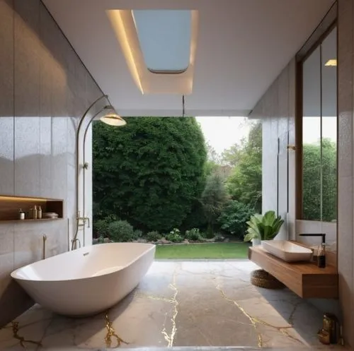 luxury bathroom,modern minimalist bathroom,landscape designers sydney,bathtub,landscape design sydney,interior modern design,bathroom,shower bar,bathtub accessory,shower base,modern decor,garden design sydney,contemporary decor,interior design,washroom,exterior mirror,shower door,archidaily,bathroom accessory,plumbing fitting