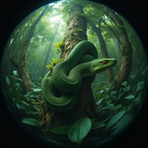 green tree python,green snake,green tree snake,tree snake,gree tree python,green python