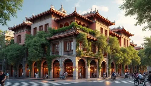 asian architecture,dragon palace hotel,hanoi,ha noi,chaozhou,shuozhou,qufu,macao,longshan,soochow,hochiminh,hankou,haikou city,jingguang,haikou,qibao,dongguan,hangzhou,hall of supreme harmony,cabramatta,Photography,General,Realistic