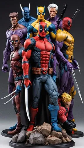 marvel figurine,xmen,x men,wolverines,collectible action figures,archfoes,Conceptual Art,Daily,Daily 13