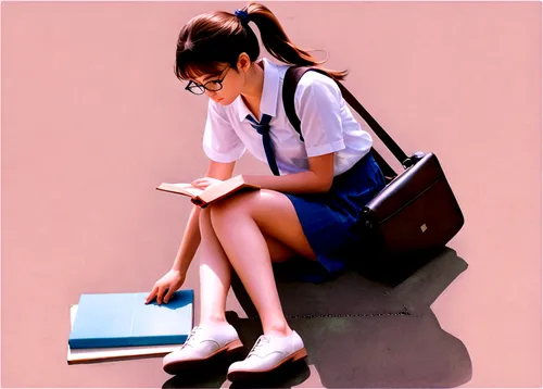 girl studying,schoolkid,bookworm,schoolteacher,student,study,reading,schooldays,tomoyo,afterschool,schoolmate,schooler,schoolfriend,school skirt,examinee,ritsuko,primary school student,librarian,to study,studious,Illustration,Paper based,Paper Based 30