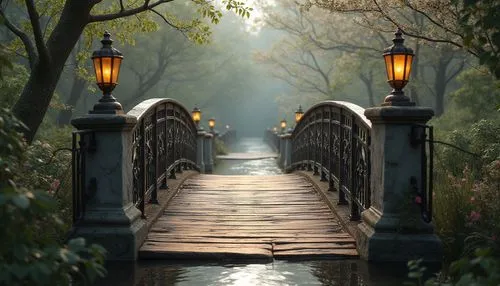 wooden bridge,scenic bridge,walkway,bridge,hanging bridge,pathway,flooded pathway,wooden path,the mystical path,pont,adventure bridge,towpath,angel bridge,hangman's bridge,oxenbridge,love bridge,footbridge,boardwalks,chain bridge,bridging,Photography,General,Realistic