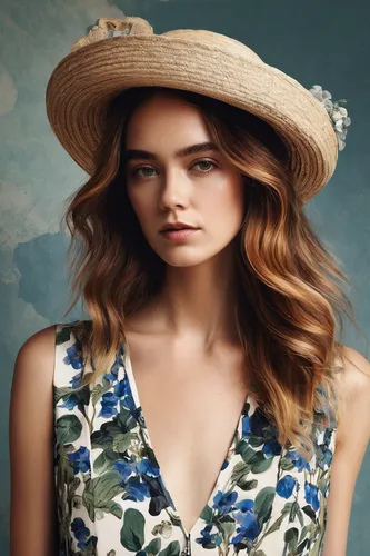 Transform a photo into a digital painting,sun hat,ordinary sun hat,summer hat,straw hat,hat womens filcowy,high sun hat,womans seaside hat,woman's hat,the hat-female,girl wearing hat,mock sun hat,wome