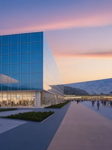 glass facade,home of apple,champalimaud,snohetta,apple store,glass building,Photography,General,Realistic