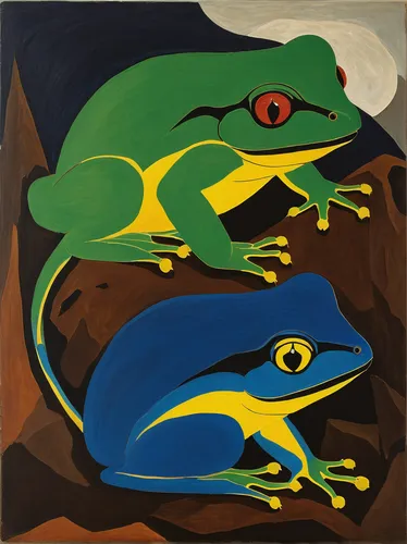 tree frogs,litoria caerulea,phyllobates,litoria fallax,amphibians,frogs,frog gathering,pacific treefrog,wallace's flying frog,bull frog,bullfrog,green frog,jazz frog garden ornament,coral finger tree frog,hyla,amphibian,iguanas,ecuador,true salamanders and newts,moray eels,Art,Artistic Painting,Artistic Painting 27