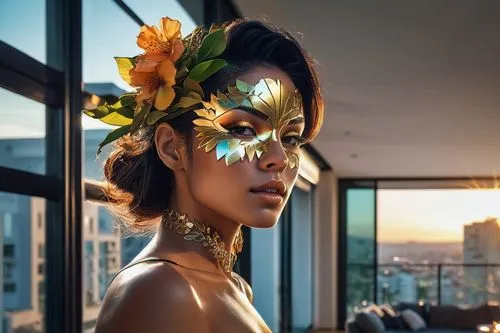 lumidee,nahri,rih,oshun,rhianna,rihanna,santigold,vrih,tropico,baoshun,matangi,polynesian girl,biophilia,amerie,kelis,micronesian,adorned,gold crown,marshallese,tiger lily,Photography,Artistic Photography,Artistic Photography 08