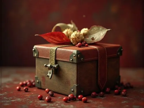 red gift,treasure chest,still life photography,gift box,old suitcase,transatlantique,giftbox,antique background,the gifts,gift boxes,card box,hatbox,gift package,gift wrapping,gifts,wooden box,suitcase,valise,jauffret,baggage,Photography,General,Realistic