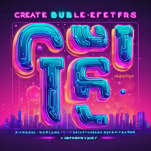 Create an elegant bubble letters alphabet font for a wedding invitation.,80's design,create,cubes,fête,cudle toy,betutu,tetris,art flyer,dribbble,dribbble logo,retro music,create membership,button-de-