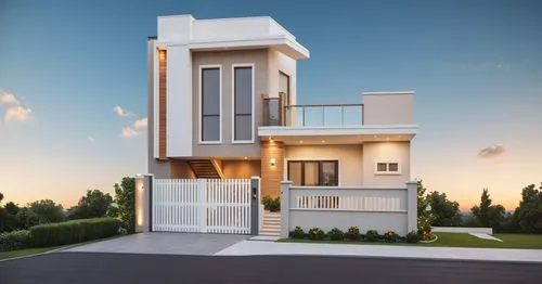two story house,modern house,duplexes,modern architecture,3d rendering,frame house,homebuilding,inmobiliaria,vastu,residential house,townhomes,block balcony,multistorey,residential tower,stucco frame,prefabricated buildings,cubic house,homebuilders,homebuilder,house shape,Photography,General,Realistic