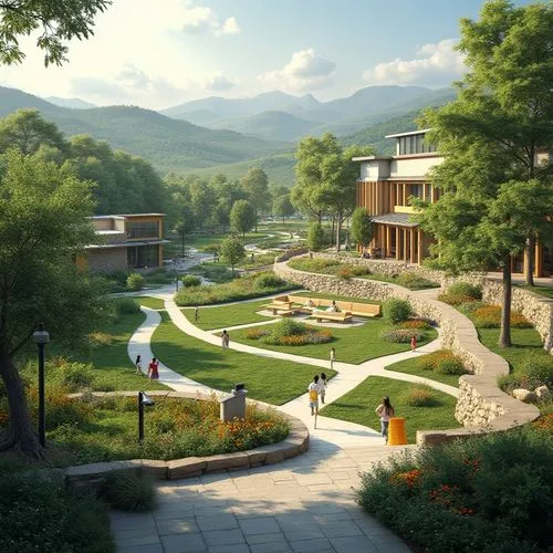 ecovillages,ecovillage,feng shui golf course,gwacheon,laoshan,hushan,lushan,landscaped,jecheon,the golf valley,gangwon do,korean folk village,zen garden,japanese zen garden,golf resort,streamwood,gangwon,rockbridge,hyang garden,yonsei,Photography,General,Realistic