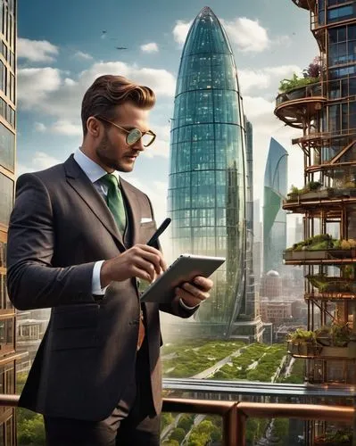 modern office,smart city,megacorporation,megacorporations,real estate agent,futurists,superlawyer,african businessman,capcities,futuristic architecture,ecotopia,man with a computer,investnet,blockchain management,megapolis,financial world,smartsuite,skyscraping,citydev,ventureone,Illustration,Realistic Fantasy,Realistic Fantasy 13