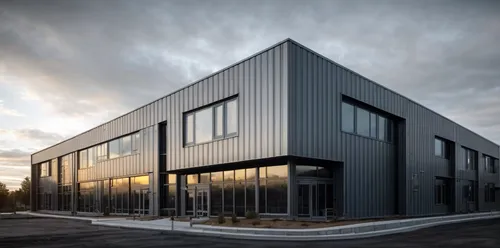 metal cladding,prefabricated buildings,glass facade,new building,industrial building,cubic house,modern building,office building,assay office,cube house,modern architecture,frame house,steel construct