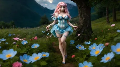 rosa 'the fairy,flower fairy,rosa ' the fairy,faerie,fae,fairy