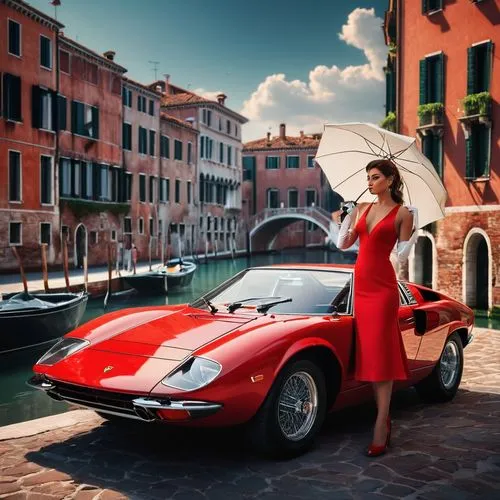 italian style,man in red dress,portofino,ferrari roma,lady in red,alfa romeo giulia tz,girl and car,speciale,exotic cars ferrari,lamborghini miura,alfa romeo spider,ferrari 250,italian,ferrari gg50,modena,italia,classic car,berlinetta,classic cars,testarossa,Photography,General,Fantasy