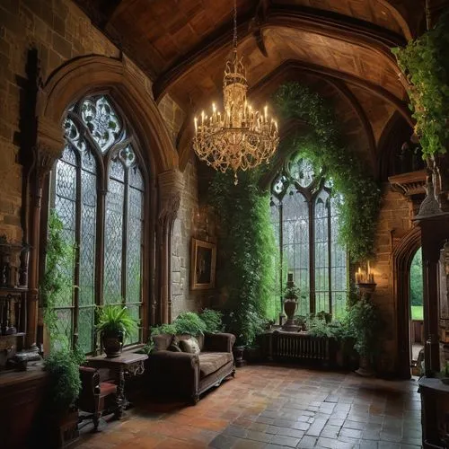 dandelion hall,inglenook,ornate room,herbology,mountstuart,cloisters,shepstone,cloister,altgeld,elizabethan manor house,entrance hall,peckforton,yaddo,tyntesfield,sanctuary,interior decor,chateauesque,brympton,alcove,sissinghurst,Conceptual Art,Fantasy,Fantasy 10