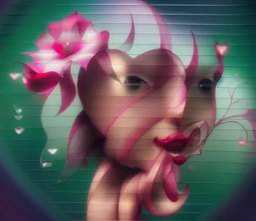 digital art,bleeding heart,digital artwork,fantasy portrait,flower art,digital painting,rosebud,flower painting,distorted,decorative figure,world digital painting,digitalart,surrealism,bodypainting,hand digital painting,flower wall en,digital creation,spray roses,elven flower,mystical portrait of a girl