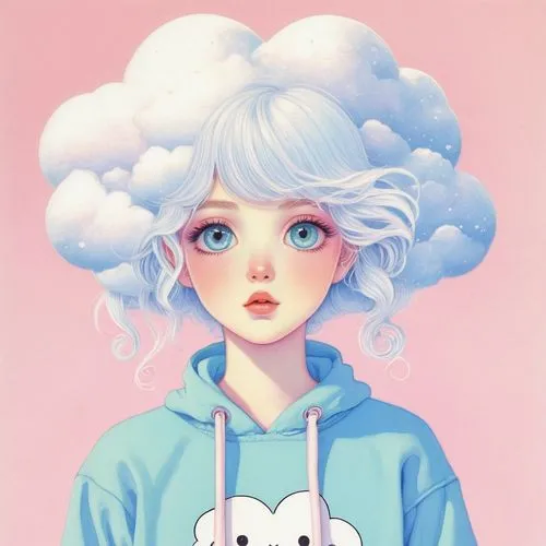 cotton candy,cumulus,soft pastel,cloudy,cloud mushroom,raincloud,cumulus cloud,pastel colors,cloudy day,cumulus nimbus,cloud mood,little clouds,white cloud,nimbus,cloud,clouds,partly cloudy,baby blue,rain cloud,pastels,Illustration,Retro,Retro 07