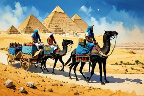 giza,egyptienne,egypt,camel caravan,ancient egypt,kemet,pharaohs,pyramids,the great pyramid of giza,egyptians,luxor,pharaonic,pharoahs,khafre,khufu,egyptologists,ancient egyptian,mastabas,camel train,oxcarts