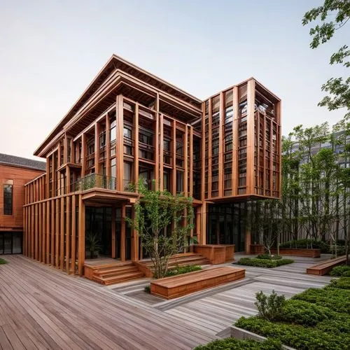 timber house,chinese architecture,asian architecture,wooden house,cubic house,corten steel,cube house,wooden facade,modern architecture,archidaily,eco-construction,japanese architecture,modern house,w