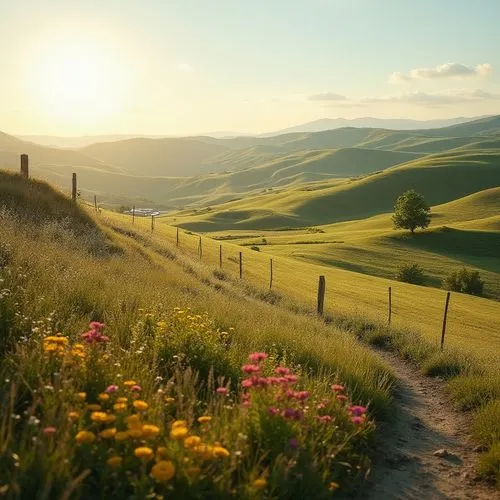 tuscany,rolling hills,castelluccio,palouse,toscane,beautiful landscape,grasslands,meadow landscape,banks peninsula,grassland,colline,windows wallpaper,umbria,meadow rues,moravia,prairies,landscape background,marin county,sunol,landscapes beautiful,Photography,General,Realistic