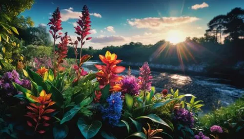 flower in sunset,colorful flowers,splendor of flowers,nature wallpaper,flower background,nature background,mountain flowers,flower wallpaper,tropical flowers,flower water,bright flowers,colorful floral,full hd wallpaper,colorful background,tropical bloom,mountain flower,blanket of flowers,wildflowers,background view nature,alpine flowers,Photography,Artistic Photography,Artistic Photography 02