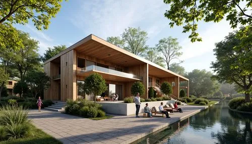 3d rendering,landscape design sydney,modern house,pool house,landscape designers sydney,forest house,landscaped,render,summer house,mid century house,revit,timber house,house by the water,summer cottage,residential house,garden design sydney,house with lake,sketchup,house in the forest,renderings