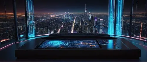 cybercity,cyberview,flightdeck,futuristic landscape,sound table,spaceship interior,ufo interior,cyberport,cyberpunk,futuregen,control panel,electronic music,mainframes,cybertown,synth,futuristic,oscorp,futurology,skyloft,console,Illustration,Retro,Retro 04