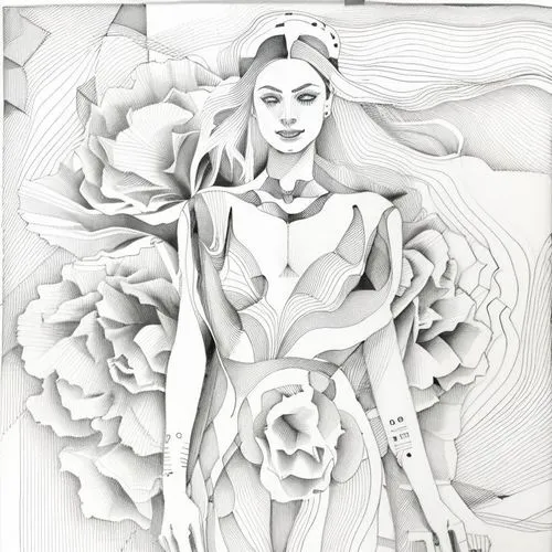 fashion illustration,drawing mannequin,lotus art drawing,rose flower drawing,rose flower illustration,fashion vector,coloring page,digital drawing,rose drawing,graphite,pencil and paper,fashion sketch