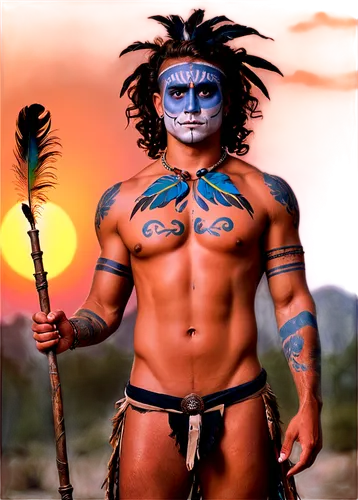 kayapo,tribesman,maori,aborigine,amerindian,aboriginal,apocalypto,intertribal,tatau,aboriginal australian,shamans,shamanic,loincloth,shaman,aboriginal culture,witchdoctor,hunkpapa,wakka,marquesan,shamanism,Conceptual Art,Fantasy,Fantasy 24