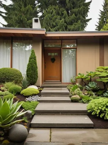 mid century house,mid century modern,midcentury,bungalow,eichler,laurelhurst,neutra,landscaped,garden elevation,marylhurst,ruhl house,sammamish,sellwood,ryokan,overlake,mid century,entryways,salishan,landscapist,entryway,Illustration,Retro,Retro 21