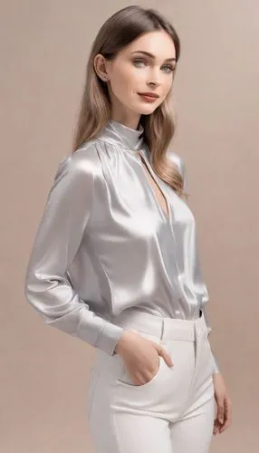 pantsuit,pantsuits,maxmara,silver,neutral color,menswear for women,female model,elegant,jumpsuit,bodysuit,fashion vector,catsuit,photo session in bodysuit,women's clothing,pale,metallic feel,escada,grey background,model,fashiontv