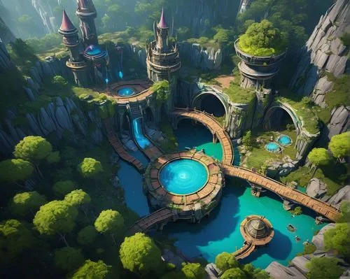 skylands,arenanet,adventure bridge,rummelhardt,development concept,floating islands,fantasy city,kinkade,atlantis,serdamba,tower fall,citadels,ancient city,chua,elves flight,barrayaran,shambhala,asara,fantasy world,sikka,Conceptual Art,Fantasy,Fantasy 10