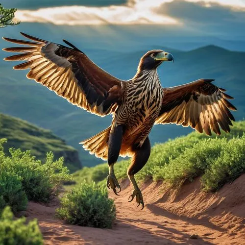 steppe eagle,mountain hawk eagle,mongolian eagle,harris hawk,harris hawk in flight,lanner falcon,steppe buzzard,confuciusornis,yellow billed kite,saker falcon,harris's hawk,aguila,falconiformes,falconidae,archaeopteryx,caracaras,red tailed kite,microraptor,golden eagle,desert buzzard,Photography,General,Realistic