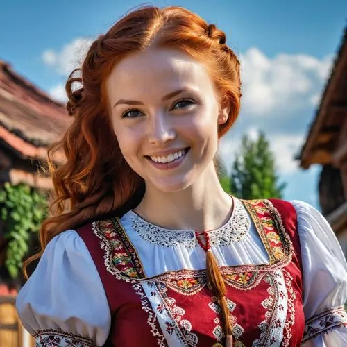 yelizaveta,elizaveta,russian folk style,vasilisa,dirndl,Photography,General,Realistic