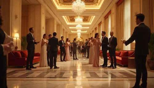 ballroom,skyfall,wedding hall,marienbad,grand hotel,ballrooms,claridges,riviera,ritzau,hallway,intercontinental,grand hotel europe,baccarat,vettriano,footmen,brazilian monarchy,fanciest,courtiers,corinthia,champagne reception,Photography,General,Realistic