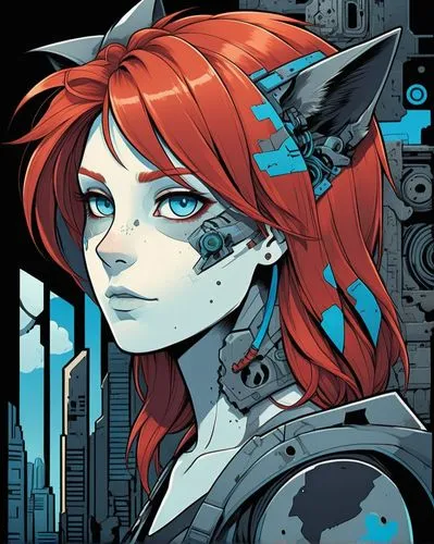 transistor,liora,irisa,cyborg,celldweller,gaige