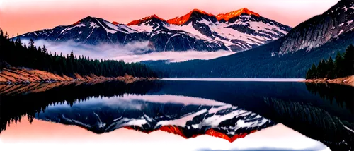 mountain lake,vermilion lakes,mountainlake,alaska,mountain range,landscape background,bow lake,mountains,water reflection,reflection in water,reflections in water,mountain landscape,glacial lake,mirror reflection,mountain sunrise,alpine lake,mountainous landscape,high mountain lake,mountain ranges,reflection of the surface of the water,Conceptual Art,Oil color,Oil Color 14