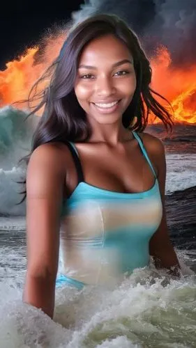 lakeisha,monifa,beach background,ocean background,the sea maid,jurnee