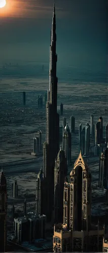 dubai,burj khalifa,burj,united arab emirates,tallest hotel dubai,uae,burj kalifa,al arab,jumeirah,black city,dubai marina,wallpaper dubai,cityscape,kuwait,dubai desert,city skyline,city scape,largest hotel in dubai,evening city,international towers,Illustration,Realistic Fantasy,Realistic Fantasy 46