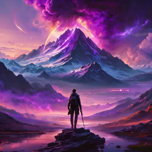 purple landscape,purple wallpaper,wall,purple background,purple,libra,fantasy picture,music background,fantasy landscape,would a background,vast,purple and pink,landscape background,musical background